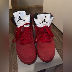 AIR JORDAN 5 RETRO 'RED SUEDE' size 10.5